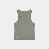 Graf Heather Grey Tank Top Woman T-Shirts Eme Studios