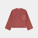 Pocket Clay Reverse Crewneck Sweatshirts Eme Studios