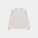 Frayed Pocket Off Sand Long Sleeve T-shirts Eme Studios