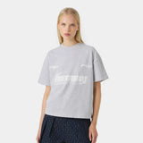 Tracer Heather Grey Oversized Tee T-shirts Eme Studios