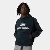 Brook Navy Oversized Hoodie Hoodies Eme Studios