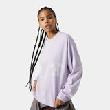 Badge Gray Lilac Long Sleeve T-shirts eme
