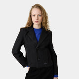 Katherine Slate Grey Blazer Woman Outerwear Eme Studios