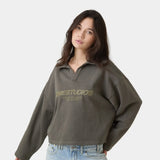 Playtime Olive Polo Crewneck Sweatshirts Eme Studios
