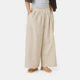 AGL Cream Wide Pants Pants Eme Studios