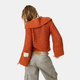 Sailor Rust Knit Sweater Woman Knitwear Eme Studios