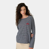 Rhodes Navy Long Sleeve T-shirts Eme Studios