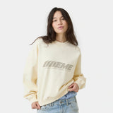Staple Off Sand Oversized Crewneck Sweatshirts Eme Studios