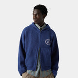 Anon Indigo Zipper Knit Knitwear eme