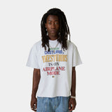 Airplane Mode Heather Grey Oversized Tee T-shirts Eme Studios