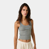 Graf Heather Grey Tank Top Woman T-Shirts Eme Studios