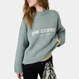 Master Aqua Green Knit Sweater Knitwear eme
