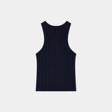 Rib Navy Tank Top T-shirts eme