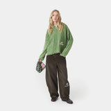 Kiff Bottle Distressed Knit Polo Knitwear eme