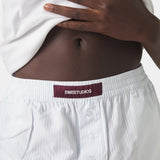 Lucky Striped Burgundy Boxers Underwear Eme Studios