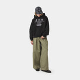 Chancellor Black Oversized Hoodie Hoodies Eme Studios