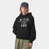 Chancellor Black Oversized Hoodie Hoodies Eme Studios