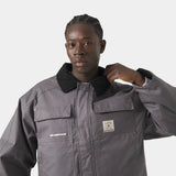 Ethos Grey Boxy Coat Outerwear eme