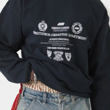 Chancellor Night Sky Oversized Crewneck Sweatshirts Eme Studios