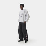Chancellor Heather Grey Oversized Crewneck Sweatshirts Eme Studios