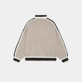 Echellor Off Sand Zipper Knit Knitwear Eme Studios