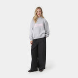 Ssamo Heather Grey Oversized Hoodie Hoodies Eme Studios