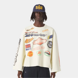 Waffle Off Sand Crewneck Sweatshirts Eme Studios