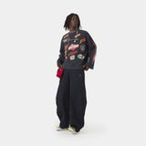 Waffle Navy Crewneck Sweatshirts Eme Studios