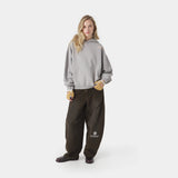 West Heather Grey Oversized Hoodie Hoodies Eme Studios