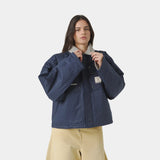 Ethos Navy Boxy Coat Outerwear eme