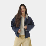 Ethos Navy Boxy Coat Outerwear eme