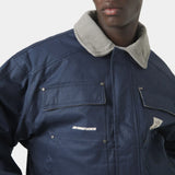 Ethos Navy Boxy Coat Outerwear eme