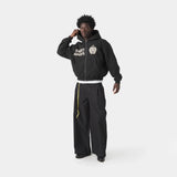 Slice Black Full Zip Hoodies Eme Studios