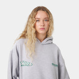 Claurev Grey Oversized Hoodie Hoodies Eme Studios