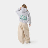Claurev Grey Oversized Hoodie Hoodies Eme Studios