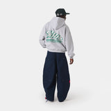 Claurev Grey Oversized Hoodie Hoodies Eme Studios