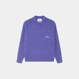 Grid Lucent Cable Knit Sweater Knitwear Eme Studios