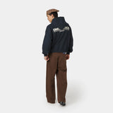 Hot Soul Navy Oversized Hoodie Hoodies Eme Studios