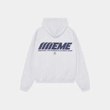 Peyas Heather Grey Oversized Hoodie Hoodies Eme Studios