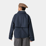 Lizi Navy Trench Jacket Outerwear Eme Studios