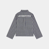 Ivy Navy Boxy Shirt Shirts Eme Studios