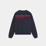 Roots Navy Oversized Crewneck Sweatshirts Eme Studios