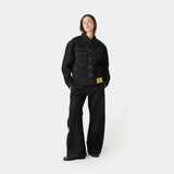 Ledger Raw Denim Jacket Outerwear Eme Studios