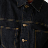 Ledger Raw Denim Jacket Outerwear Eme Studios