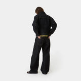 Ledger Raw Denim Jacket Outerwear Eme Studios