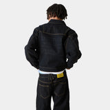 Ledger Raw Denim Jacket Outerwear Eme Studios