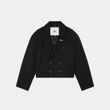 Budgeto Black Blazer Outerwear Eme Studios