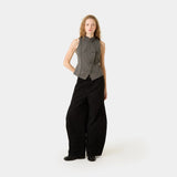 Modesta Heather Grey Vest Woman T-Shirts Eme Studios
