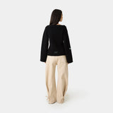 Onyx Shadow Cardigan Woman Knitwear Eme Studios