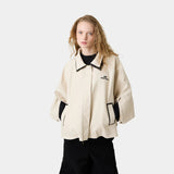 Edra Light Camel Reversible Cape Woman Outerwear Eme Studios